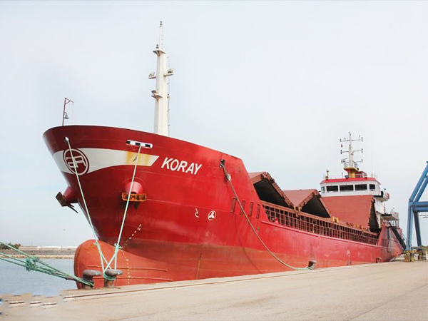 MV Koray - Discharge of Corn in Bulk 