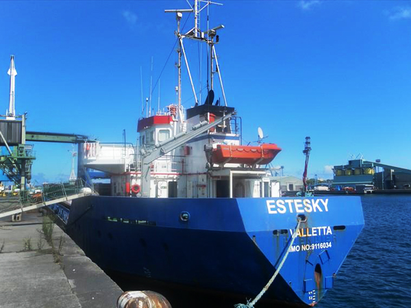 MV Esky - Discharge of Barley in Bulk
